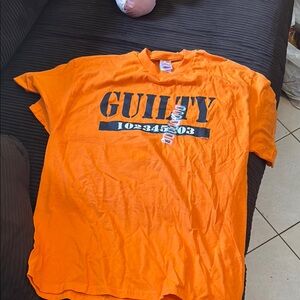 Orange Guilty Short Sleeve Tee